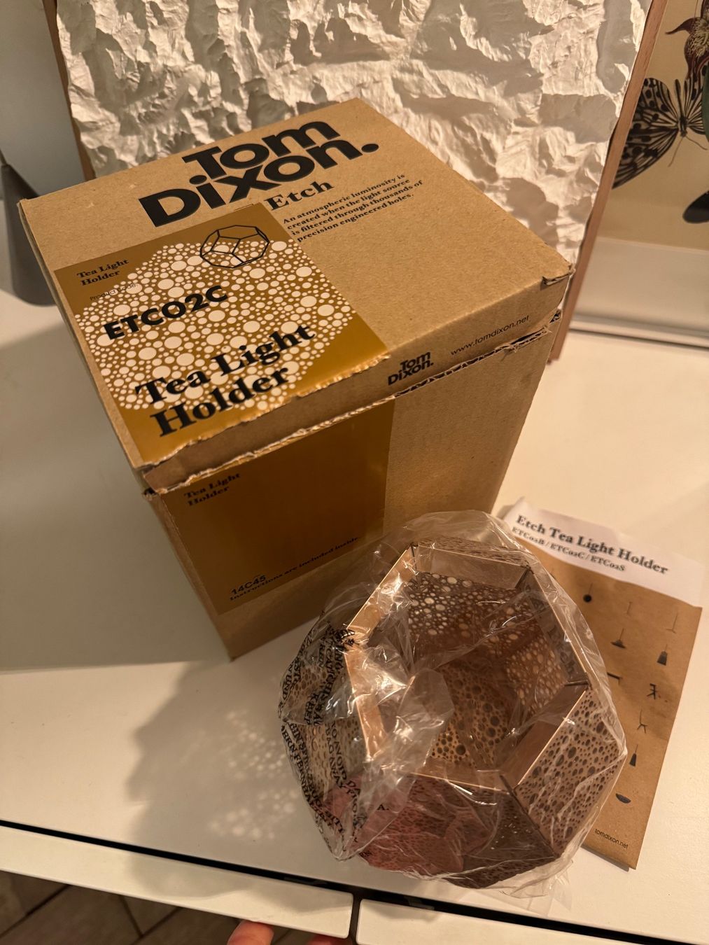 Portacandele: Tom Dixon Etch Copper Tea Light Holder – Usato da Zürich venduto da eli-rezz 2