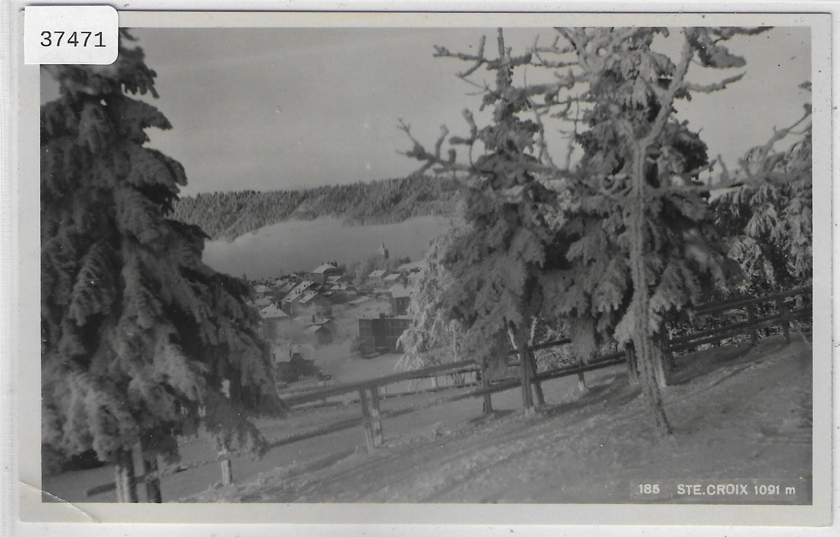 Cartoline postali: Ste. Croix en hiver im Winter – Usato da Ettingen venduto da Kartenplanet