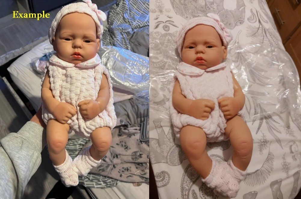 Puppen: Rebornbaby Puppe 40cm mit Schlafsack – Neu und originalverpackt aus Amriswil von Ravinvida 4