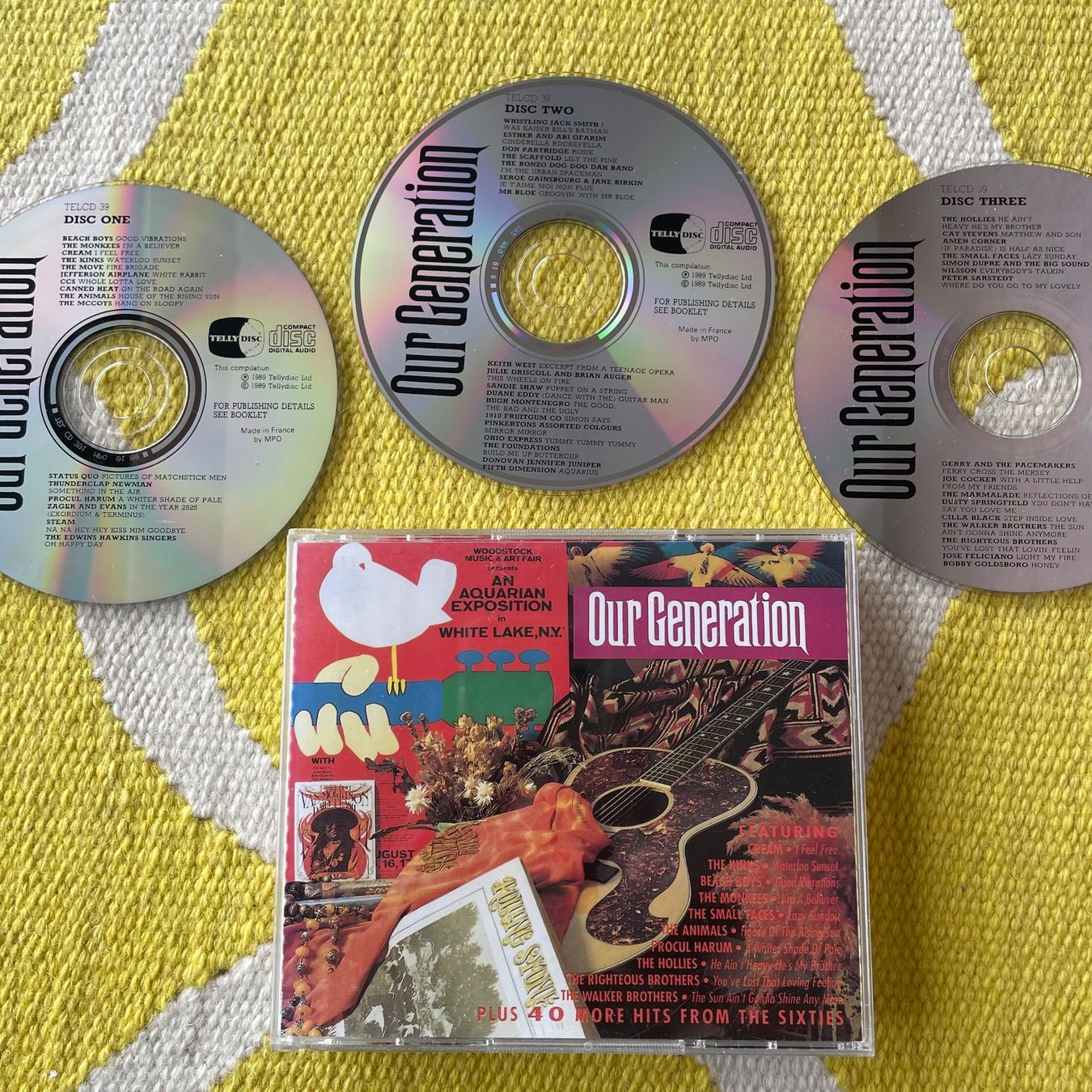 CDs: OUR GENERATION-3CD BOX SET 40 HITS FROM THE SIXTIES – D'occasion à Rorschacherberg par CD-Roli