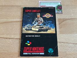 Spielanleitung Super Conflict (UKV), SNES