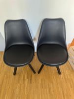2x Esszimmerstuhl Kunststoff schwarz gebraucht