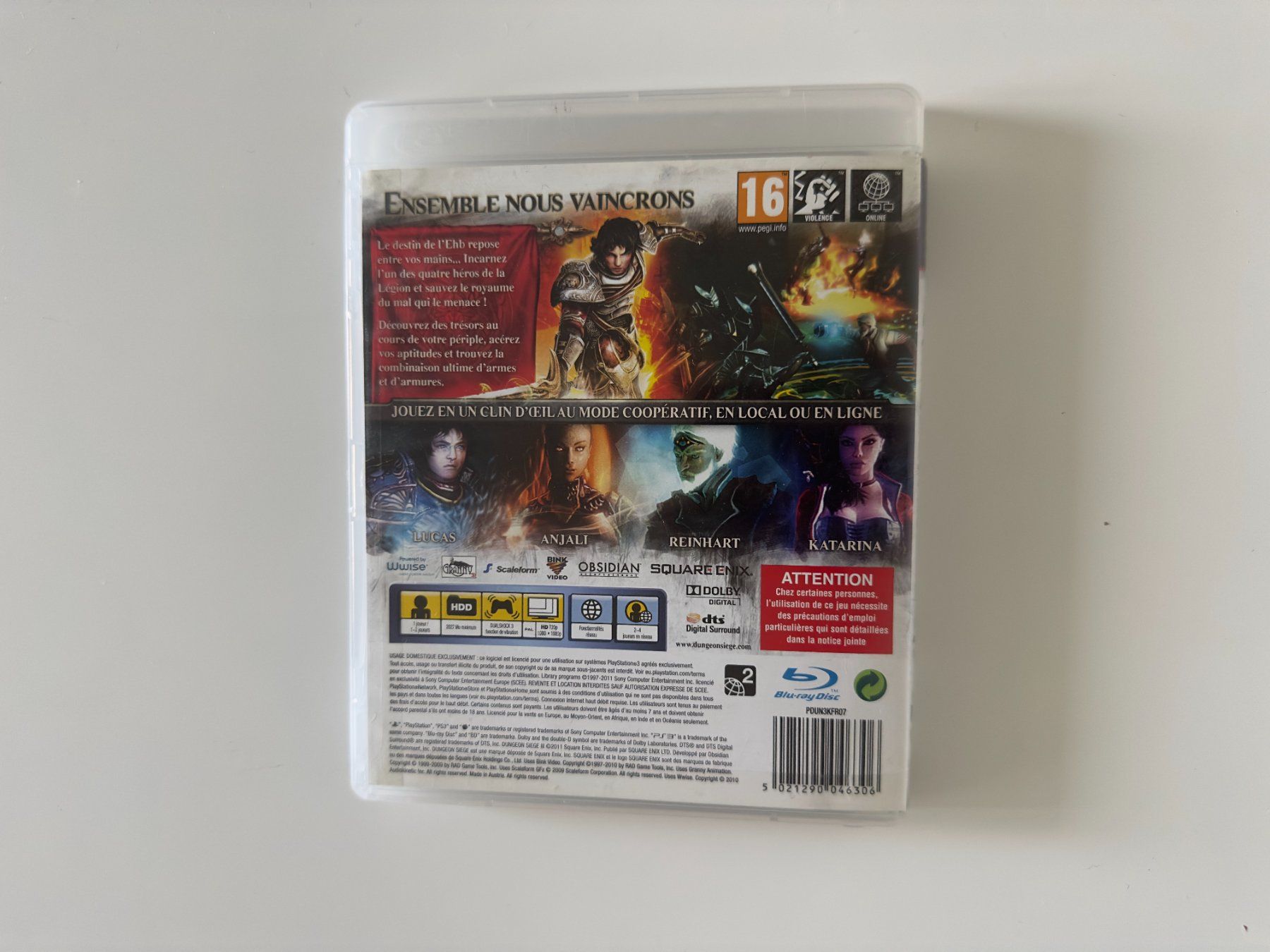 Sony Giochi: Dungeon Siege III, Sony Playstation 3, PS3 – Usato da Couvet venduto da nay_prh5 2