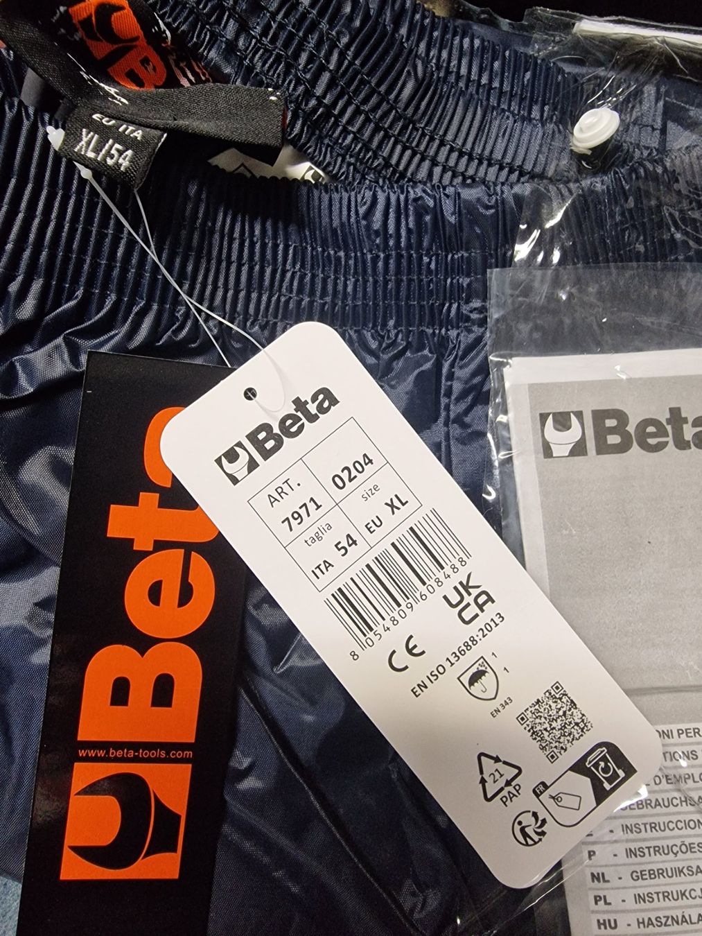 Pantaloni: Regenbundhose Beta 7971B  Gr. XL – Nuovo e nell'imballaggio originale da Uerkheim venduto da Kaufoption 3