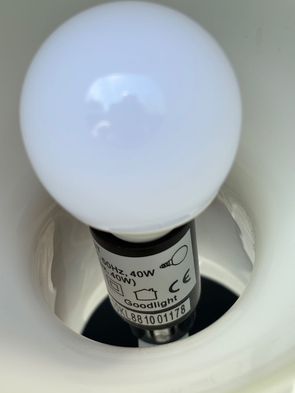Lampade: Vintage space age glass orb lamp – Usato da Steinhausen venduto da ChromeVintage 5