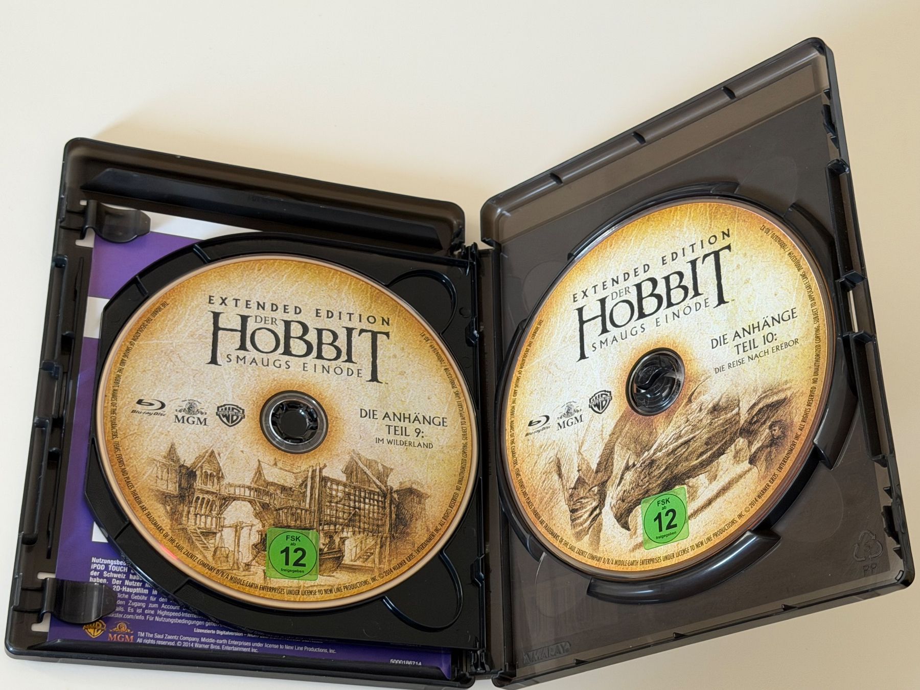 Alle DVDs: Der Hobbit Smaugs Einöde Extended Edition Blu-ray – Gebraucht aus Altstätten SG von sheamus 6