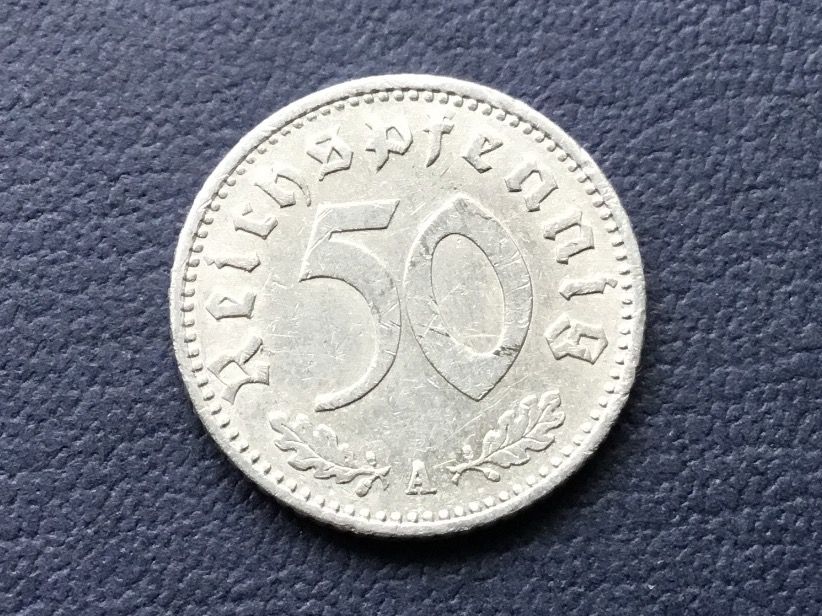 Tutti le monete: 50 Reichpfennig 1935 A – Usato da St. Margrethen SG venduto da alfapeugeot10 3