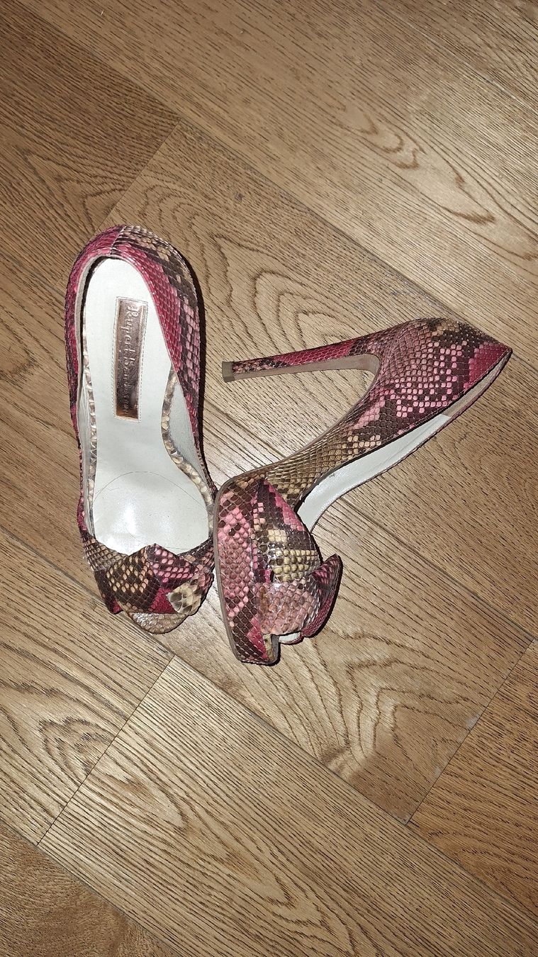 Scarpe da donna: Escarpins compensés Sanderson T 38 - python véritable! – Nuovo (secondo la descrizione) da Jussy venduto da lia_sb7q