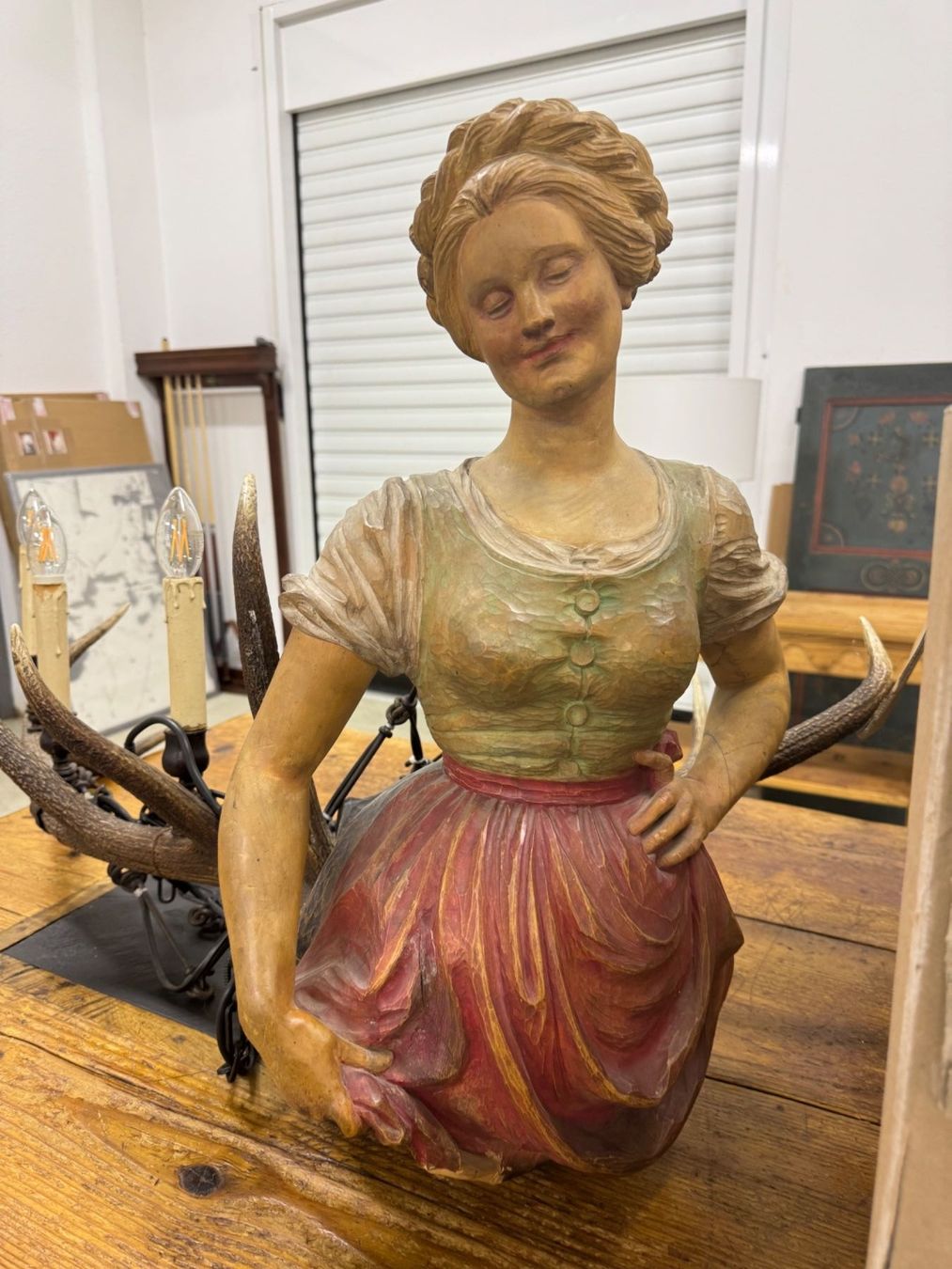 Lampade: Rare Antique Lamp Statue – Usato da Oeschseite venduto da -Luxury-On-Line- 4