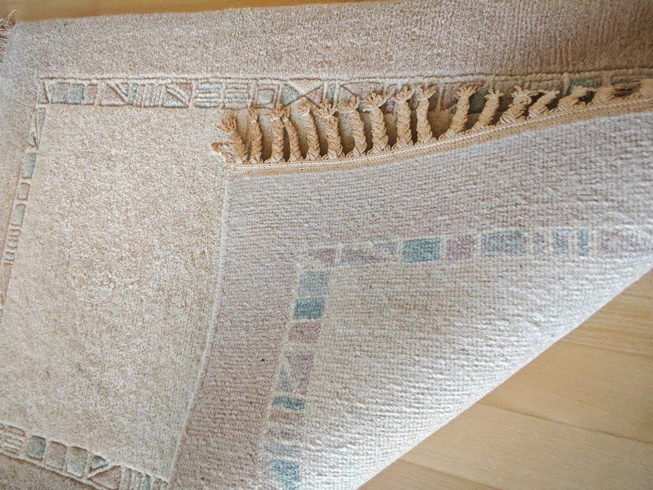 Tappeti: N20 2x Handgeknüpfter Tibeter Orient Teppich hell 63x92cm – Usato da Toffen venduto da Immo-Erben 1