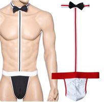NEUER Herren Einteiler Butler weiss-rot für Gr M-XL - 223175