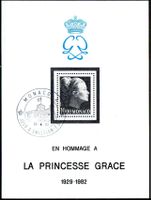 MONACO EN HOMMAGE A LA PRINCESSE GRACE 1929-1982 GEST.- MO26
