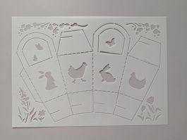 Gonis Flexschablone Ostern (Körbchen)