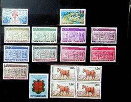 ANDORRE FRANCE TIMBRES NEUFS** 1984-1987 /U224