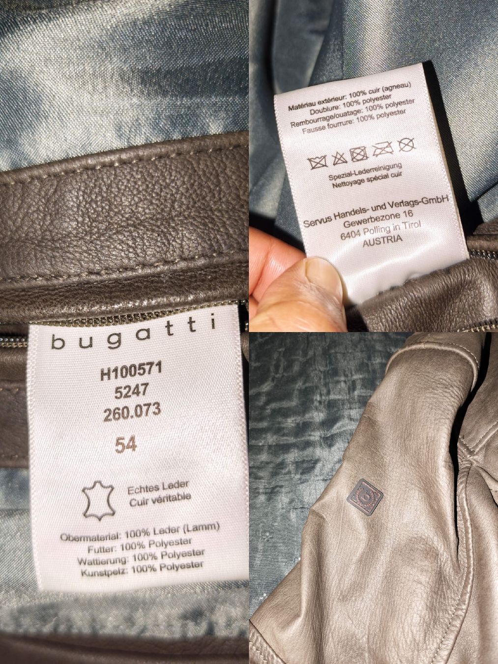 Giacche: Herren-Lederjacke von Bugatti – Nuovo (secondo la descrizione) da Fällanden venduto da zei_8dzn 6