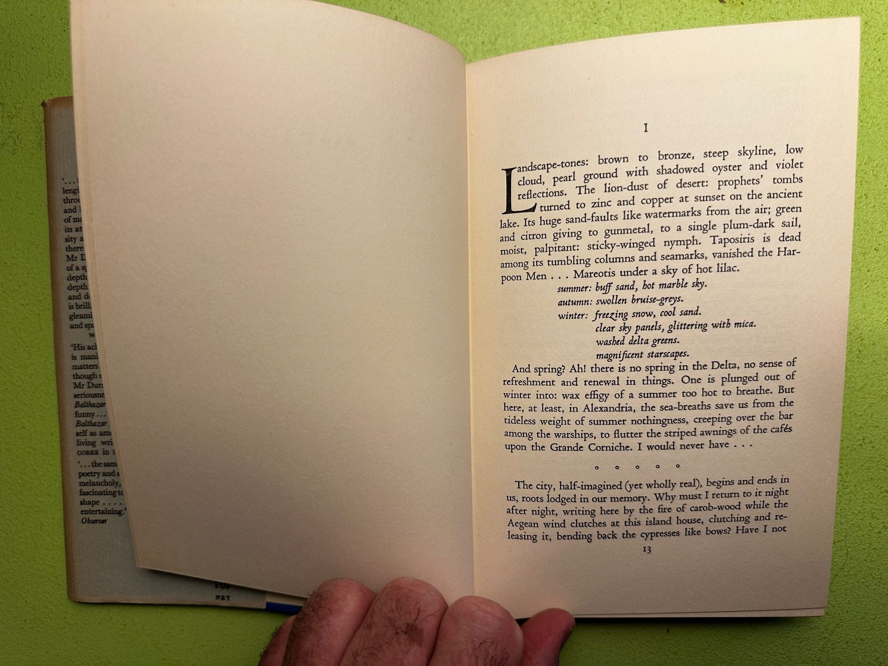 Libri: Lawrence Durrell: Balthazar. A Novel. 1960 – Usato da Zürich venduto da allp 4