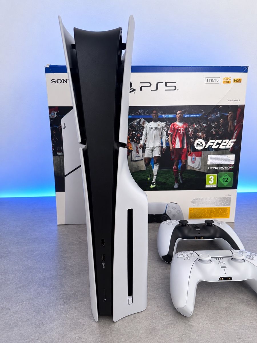 Sony Console: Sony Playstation 5 Slim Disc Edition + 2 Controller – Usato da Spreitenbach venduto da momo5_5 1