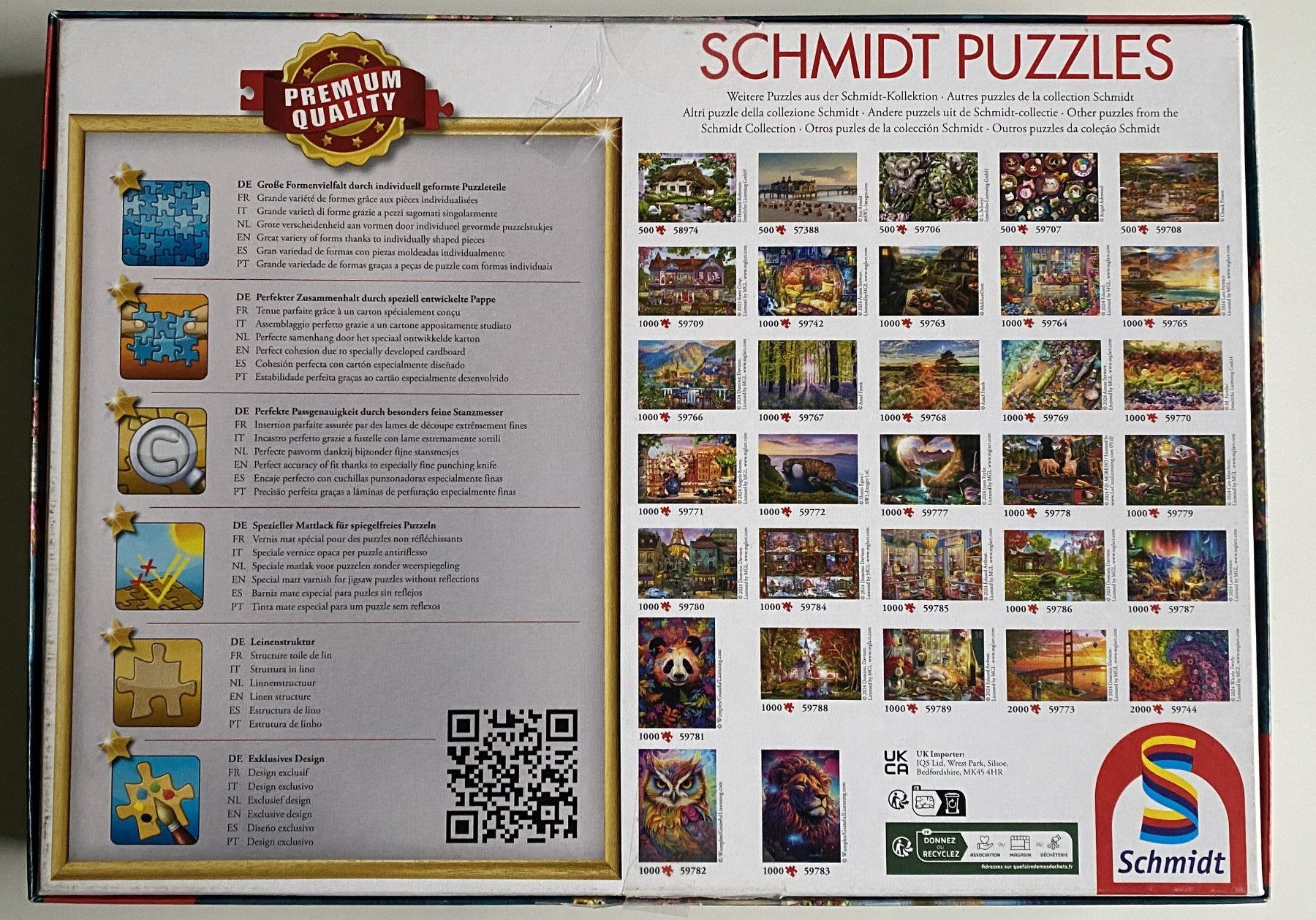 Puzzle: Puzzle Schmidt Puzzle 1000er - BLUMENLADEN – Nuovo (secondo la descrizione) da Hünenberg venduto da Ecila 1