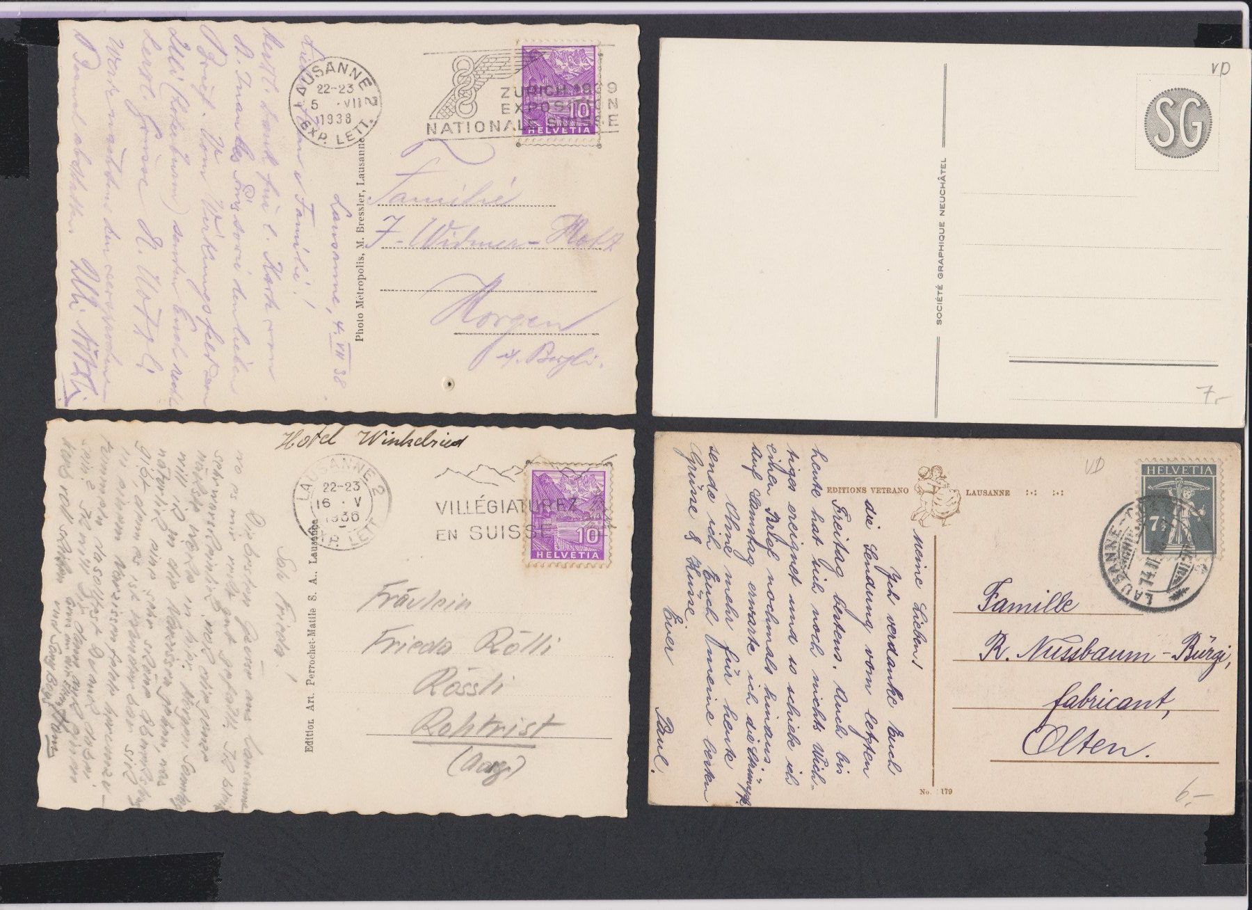 Cartoline postali: Lausanne  VD   :   25 alte Ansichtskarten – Usato da Vitznau venduto da Ropaku 7
