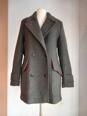 Damen Wollen Mantel von Zara Gr. XS