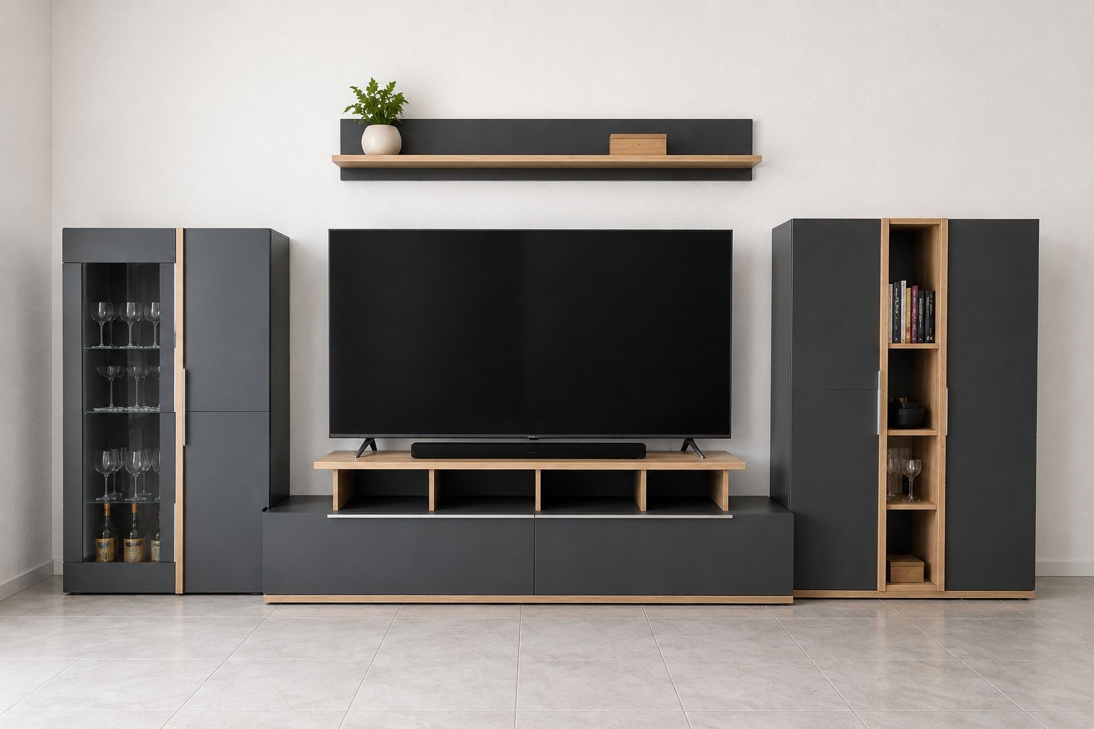 Mobili TV: Wohnwand mit 3 Elementen zu verkaufen – Usato da Chur venduto da dan_5mkd