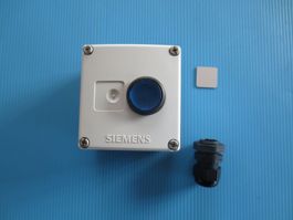 Siemens Bedienungsgehäuse mit LED Taste blau inkl. Kontakte