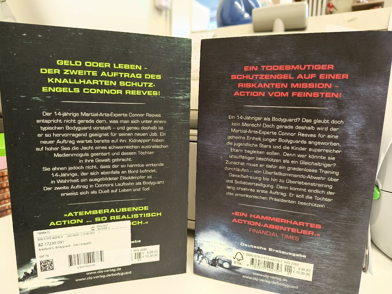 Livres: Body Guard / Die Geisel / Das Lösegeld – D'occasion à Schöfflisdorf par kin_2dp9 1