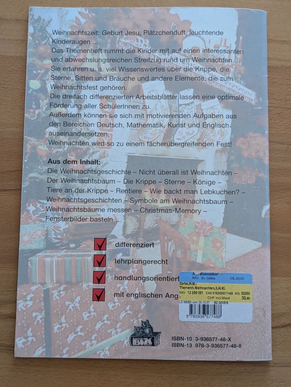 Riviste & Magazine: Themenheft Weihnachten /BVK – Usato da Weite venduto da Nur63 5