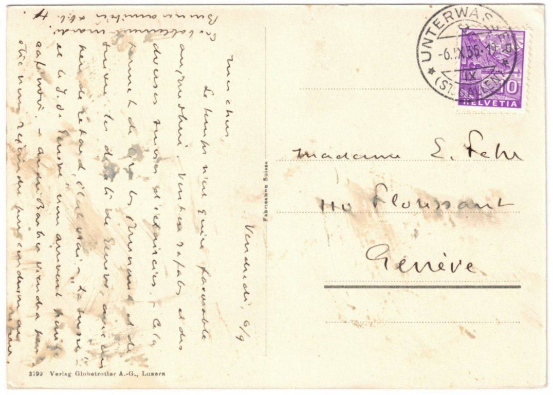 Cartoline postali: Unterwasser - Standseilbahn Iltios – Usato da Binningen venduto da Mountainrider 1