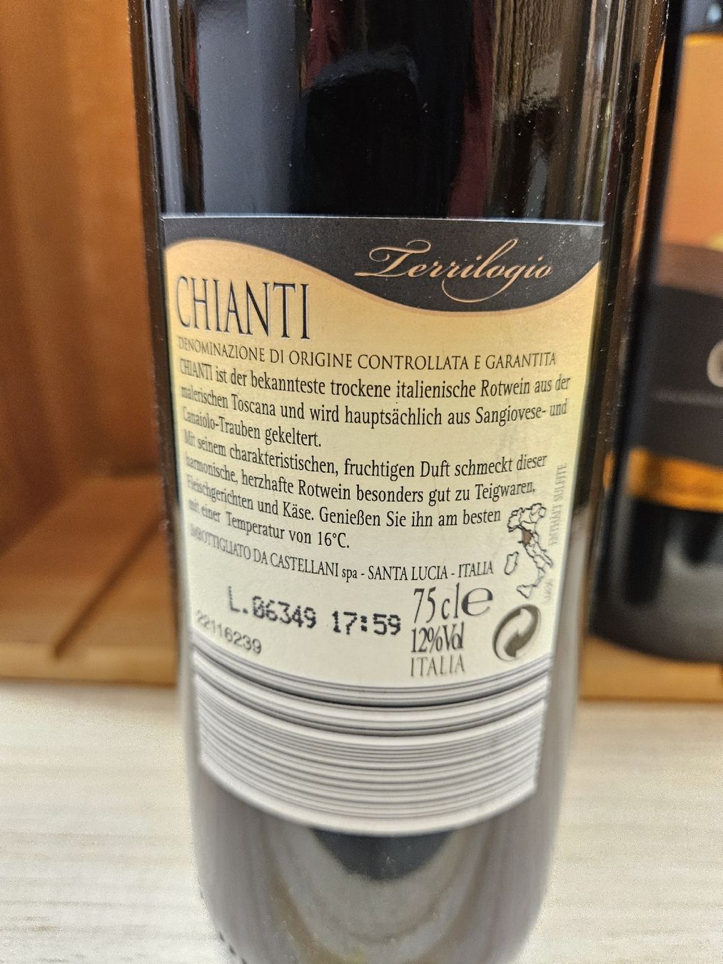 Vino: 3x Chianti Terrilogio 2005 – Nuovo e nell'imballaggio originale da Zofingen venduto da WouterSamwel 1