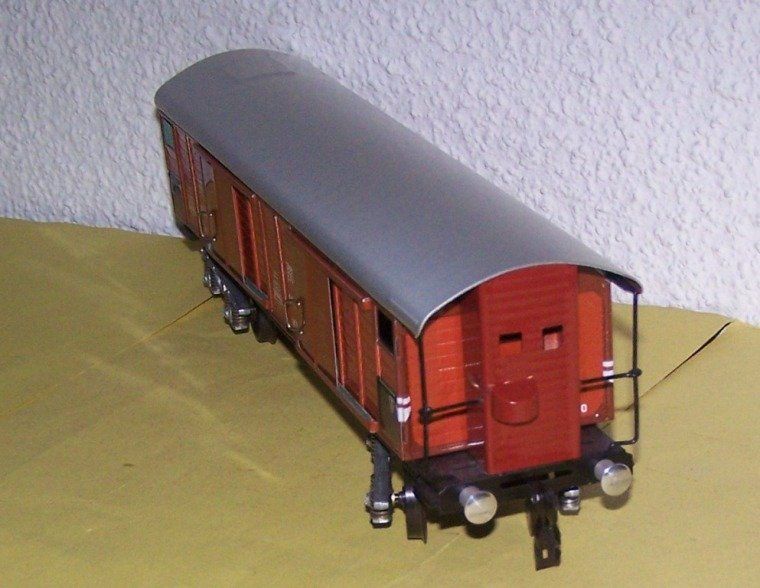 Buco Trains électriques: Webtrain 4Achs-Güterwagen mit Bremserhaus, Kleinserie Spur 0 – Neuf (Voir description) à Brüttisellen par Rentner44zh 4
