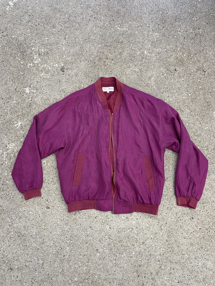 Giacche: Pure Silk Bomber Jacket, Vintage, M-L – Usato da Zürich venduto da drooppee