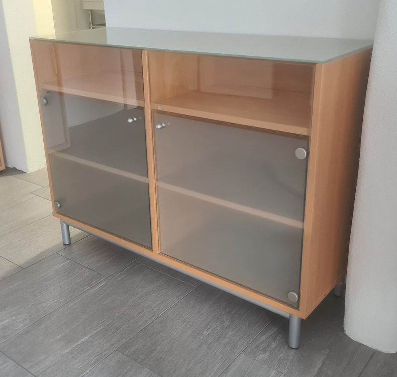 IKEA JUSSI Kommode Vitrine Schrank Kaufen auf Ricardo