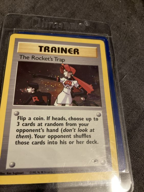 Pokemon Trainer Karte - The Rocket’s Trap holo (rar) (Neu (gemäss ...