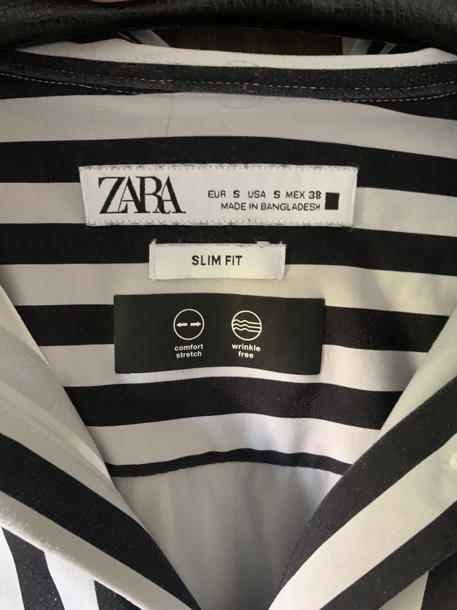 Zara Hemden: Camicia Zara a righe nere e bianche taglia S/M – Gebraucht aus Rancate von jsp_rwb6 2