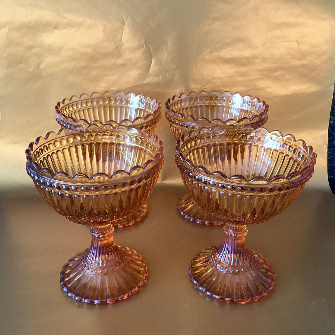 Iittala Bicchieri: Iittala  / 4 Gläser Mariskooli  bernsteinfarbig – Usato da Beinwil am See venduto da kae_gh7c