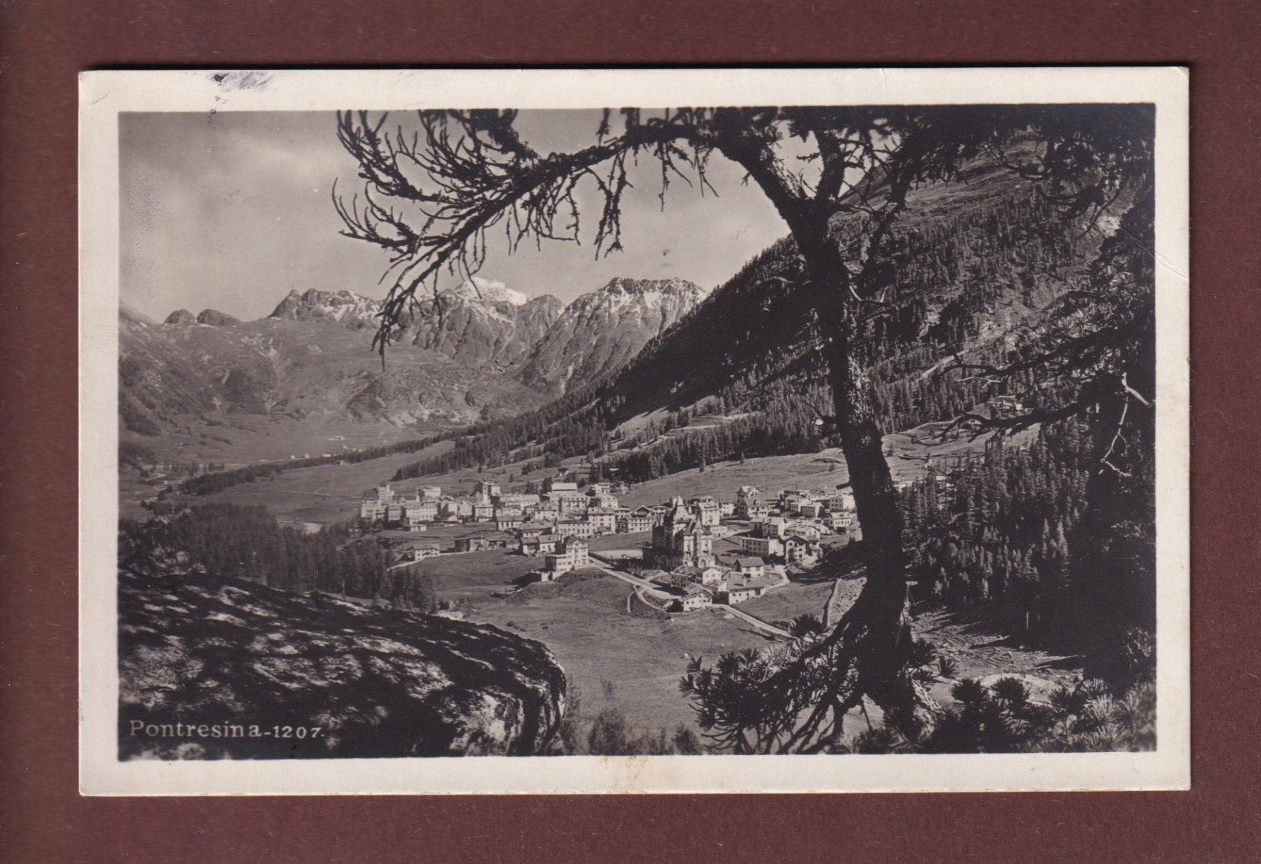 Cartoline postali: PONTRESINA – Usato da Pully venduto da nicecards-shop