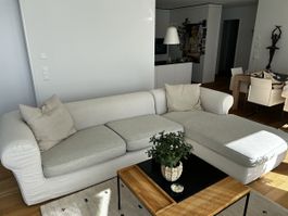 Ecksofa Van Roon / Leinen natur