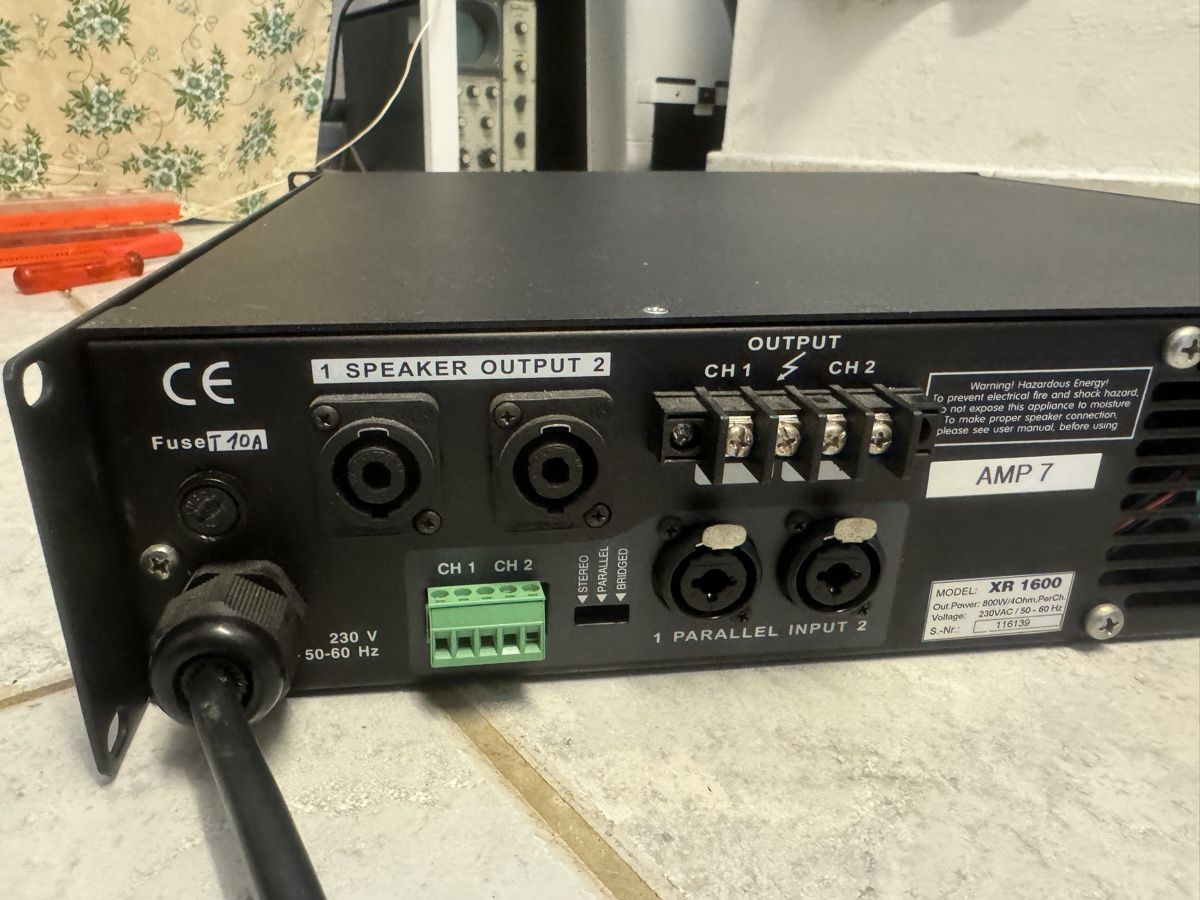 Amplificatori: Bittner XR 1600  Hochwertige endstufe – Usato da Trimbach venduto da ELITA-5 7
