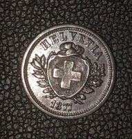 1877 - 1 RAPPEN UNZ