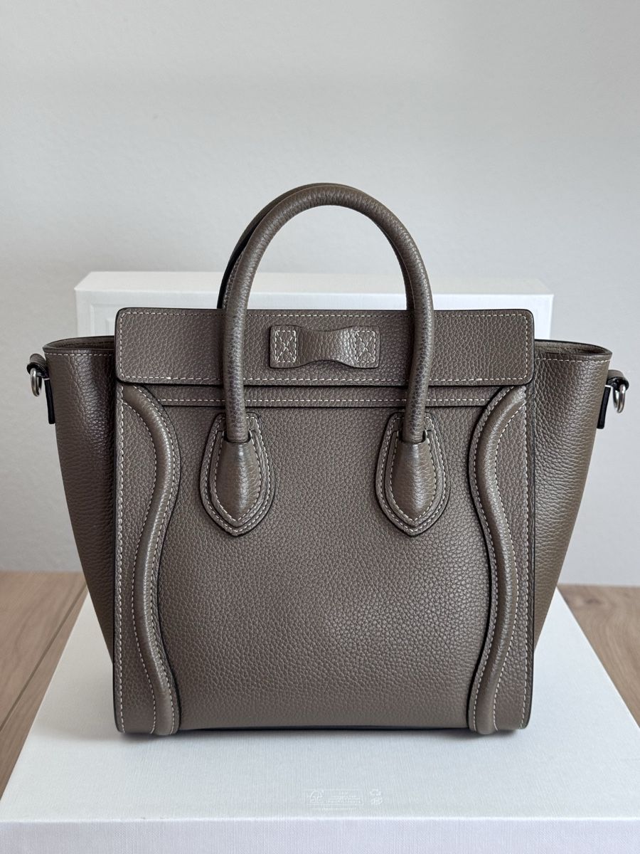 Celine Borse: Celine nano luggage bag – Usato da Basel venduto da ori_w7wq 1