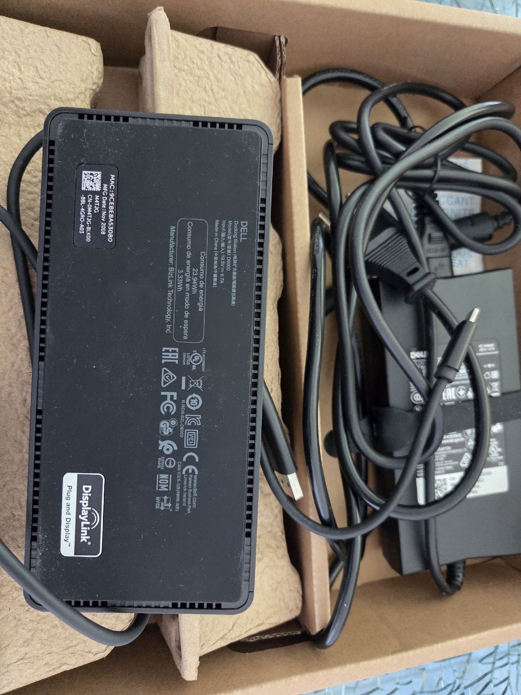 Dell Dockingstation: Dell Docking Station D6000 Neuwertig! – Neu und originalverpackt aus Kerzers von Blackandyellow123 3