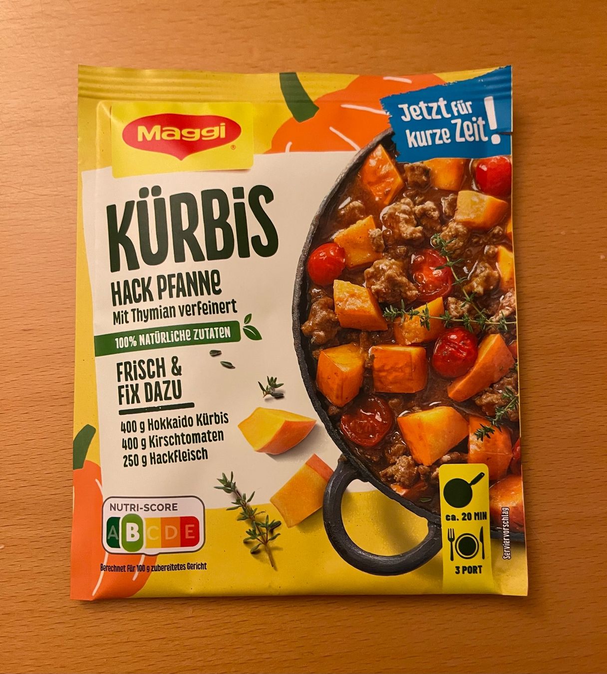 Maggi Cibi & Specialità: 6 Beutel Maggi Fix Kürbis Hack Pfanne mit Thymian – Nuovo e nell'imballaggio originale da Basel venduto da Seifehuesli 1
