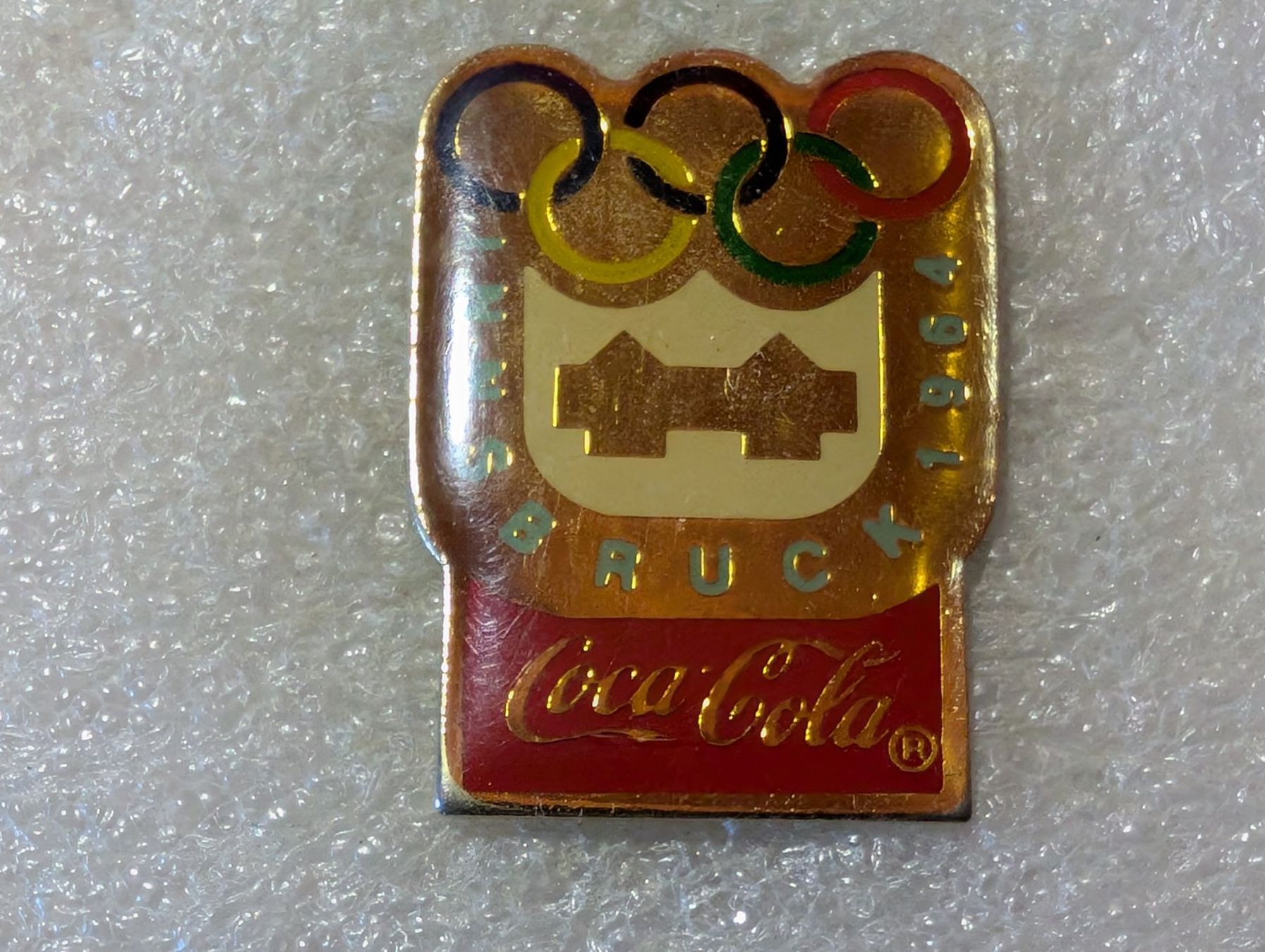 Placchette & Badge: Ansteckpin 181: Olympia x Coca Cola – Usato da Oppligen venduto da Pin-Fall-Shop