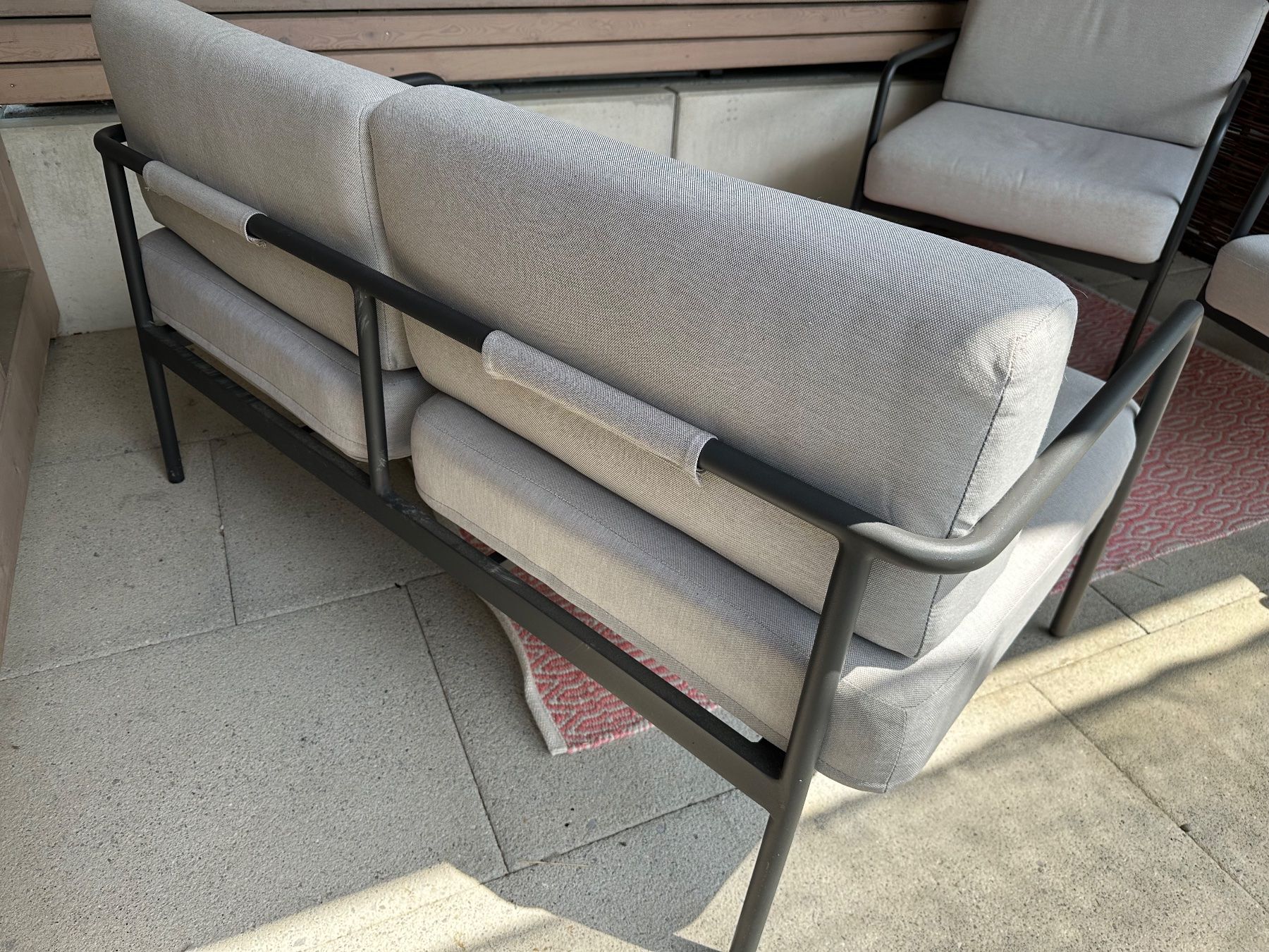 Pfister Sofas: Gartenlounge Set 3-teilig anthrazit – Gebraucht aus Tann von Ricki31 3
