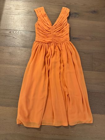 Mango MNG Kleid Gr. M – Orange – festliches Sommerkleid