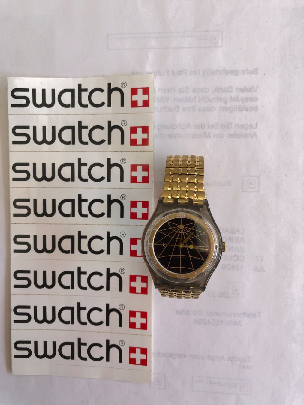 Swatch Orologi: SWATCH SOLAR WATCH SUNSCREEN 1995 – Nuovo (secondo la descrizione) da Biel/Bienne venduto da winnertaco