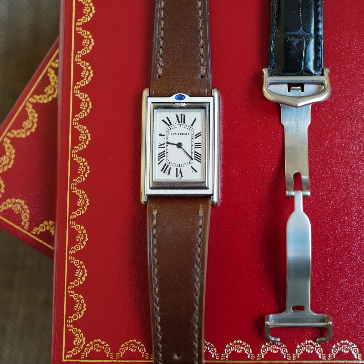 Cartier Orologi: Cartier Tank Basculante 2390 – Nuovo (secondo la descrizione) da Genève venduto da SpeedyTuesday 7