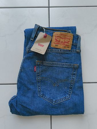 Levi's 505 Jeans W29 L32 blau neu mit Etikett