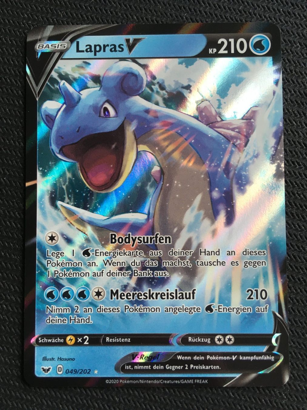 Pokémon Carte collezionabili: SSH 049 Lapras V - Pokémon - Schwert & Schild - DE – Nuovo (secondo la descrizione) da St.Gallen venduto da Punktchen01